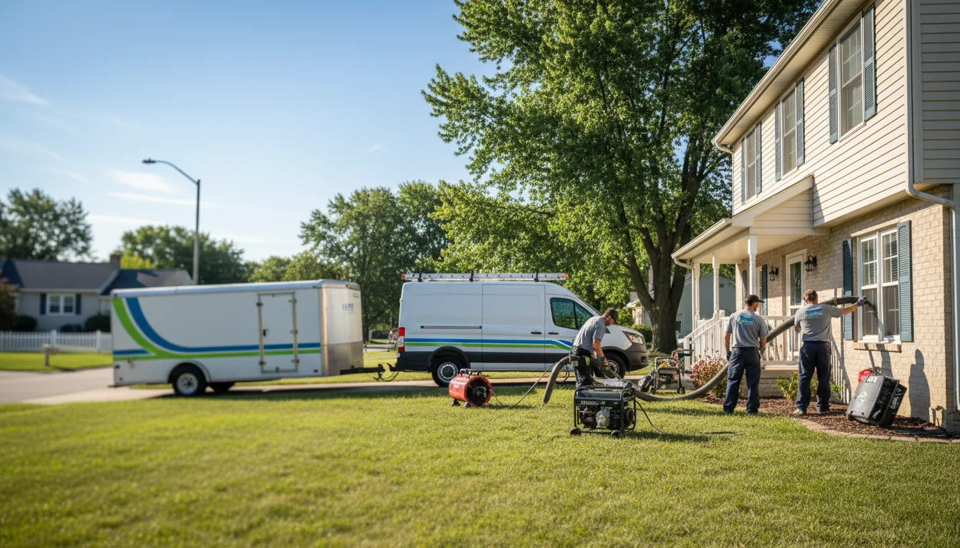 Flooded Basement Restoration And Cleanup With Repair in French Camp, MS near me